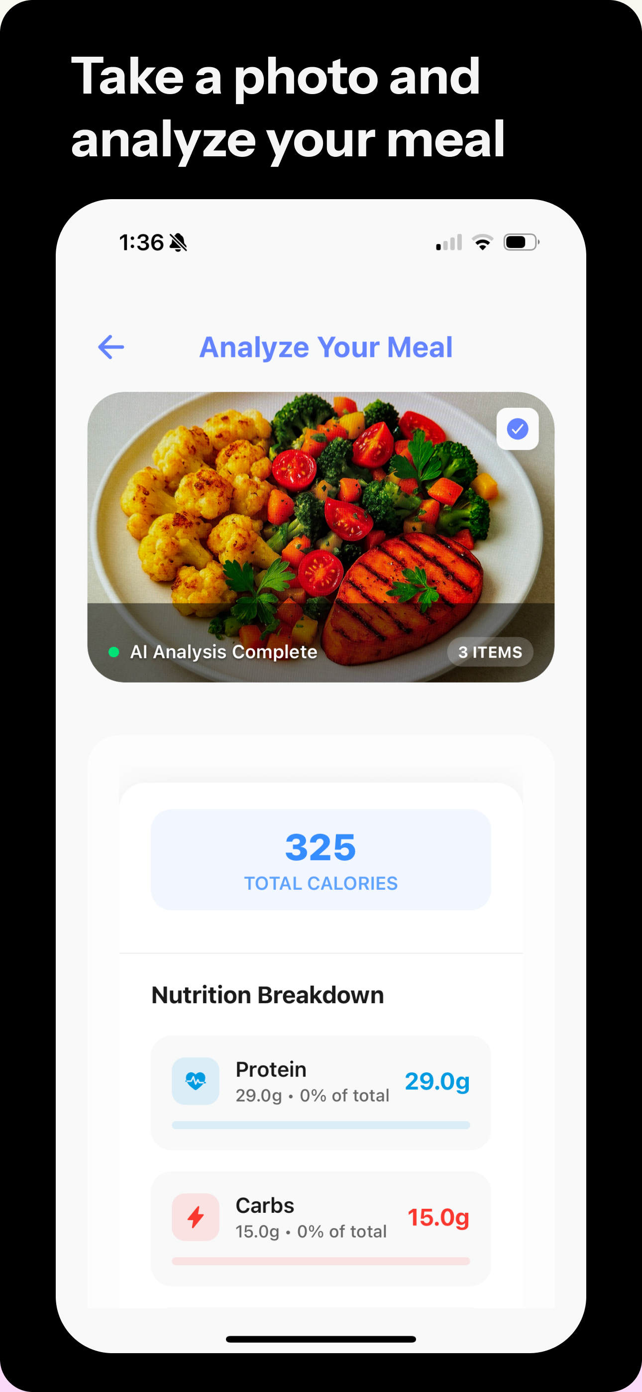 Cal Hub Meal Analysis - AI Food Recognition